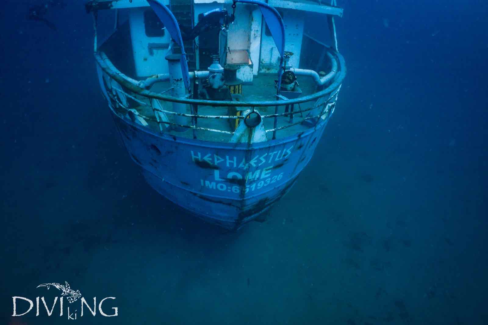 MV Hephaestus wreck dive Gozo