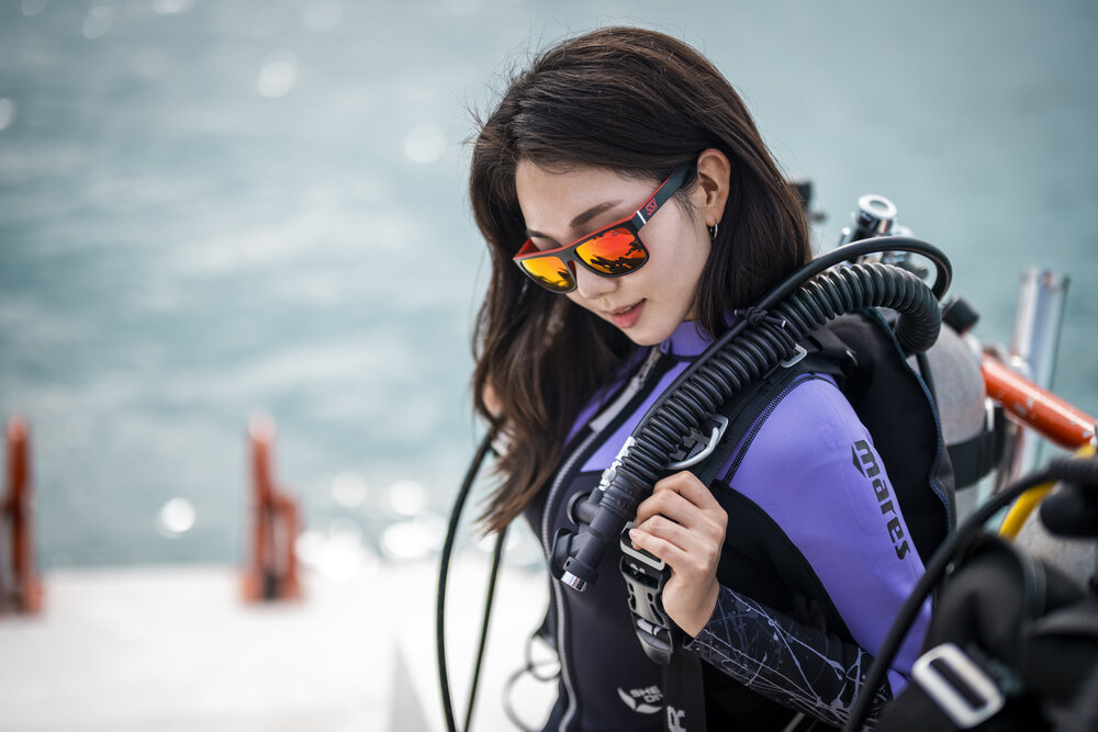 Scuba diving equipment at diveshack Malta