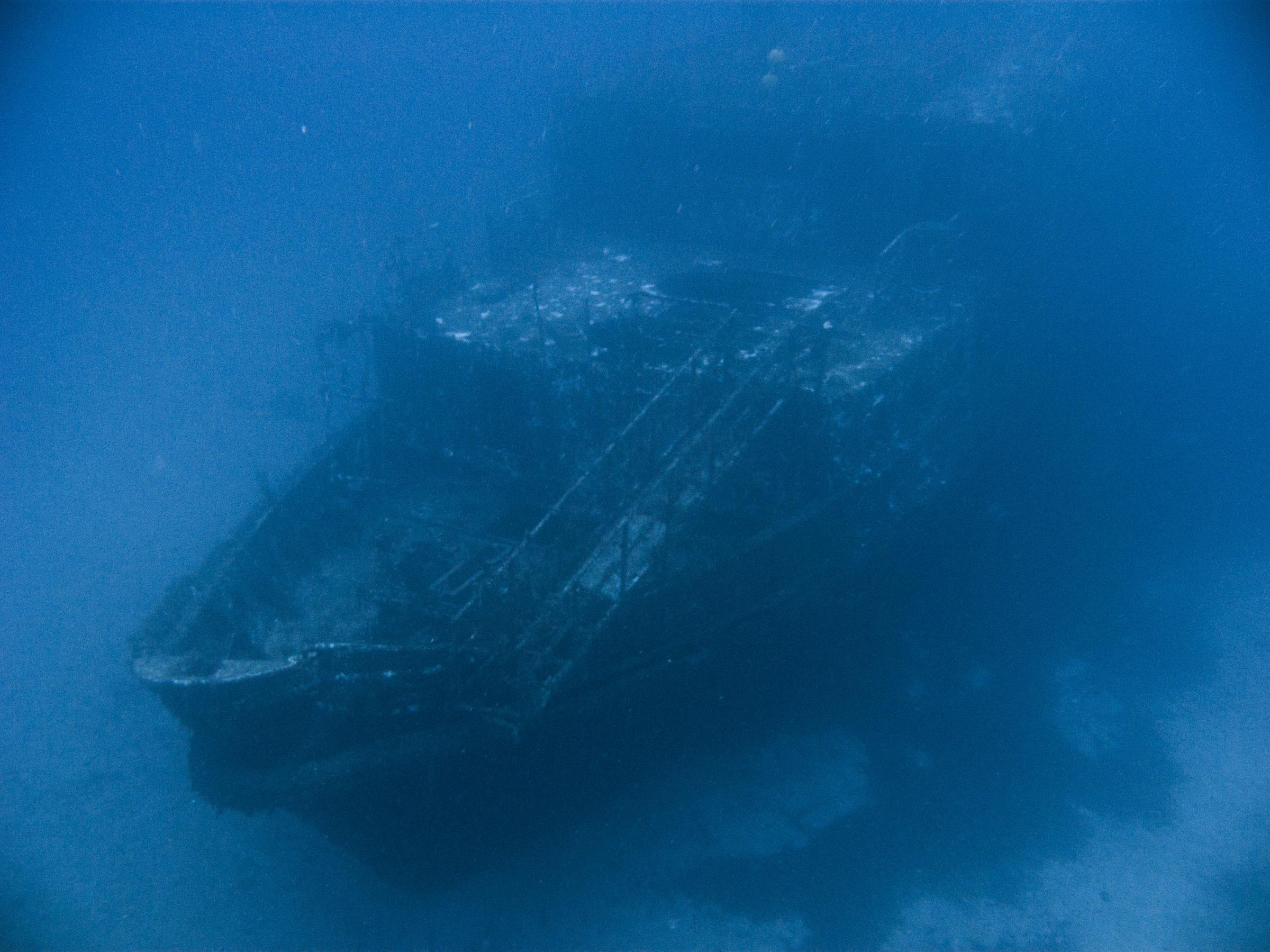 Um El Faroud wreck dive, Malta