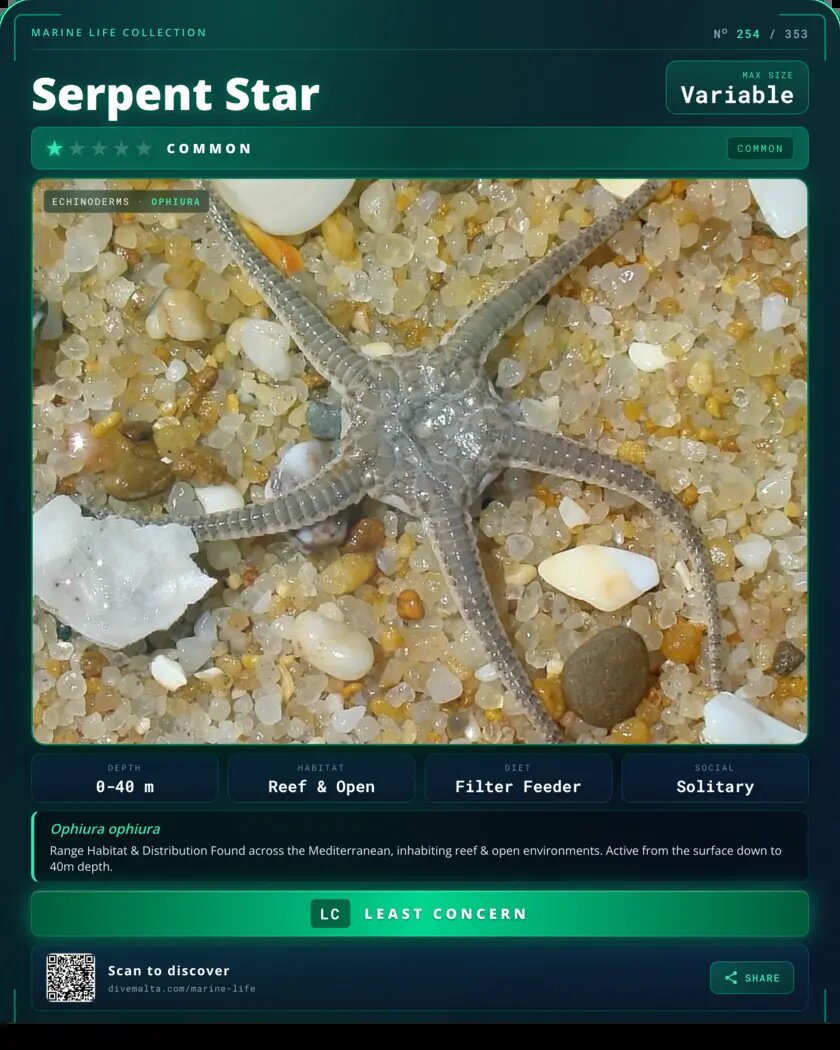 Serpent Star species card